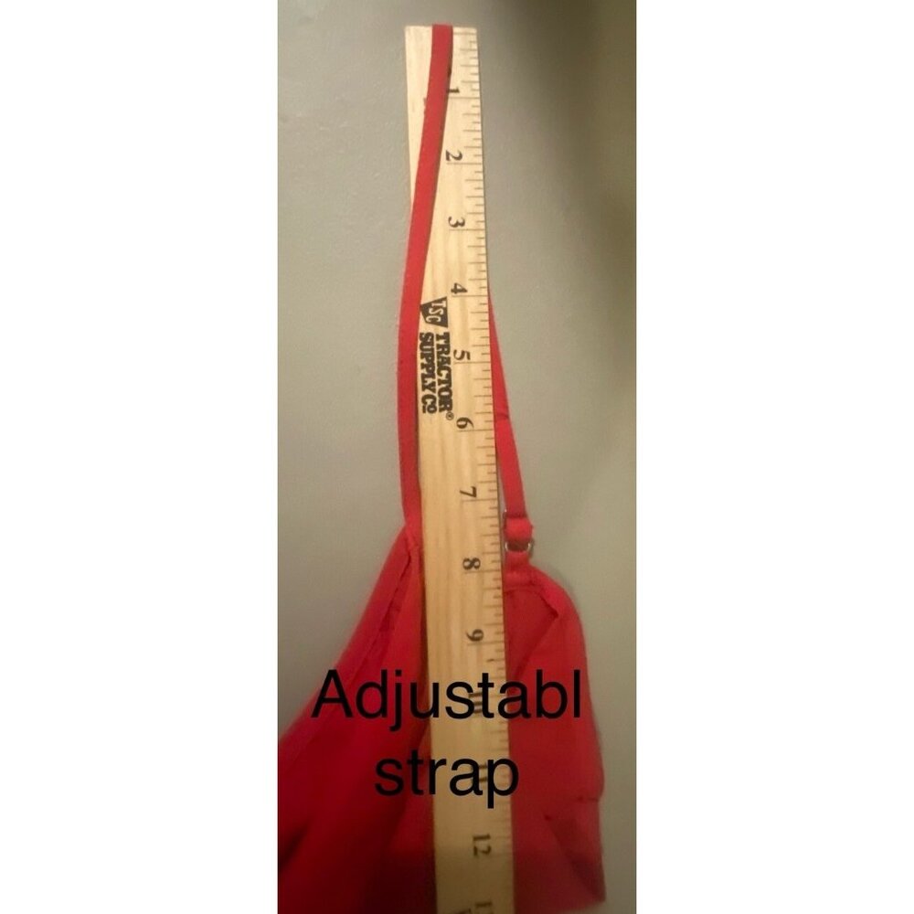 Nanette Lepore Shirt Dress Womens 14 Red Long Sleeve Collared Button Front 2 Pc - Picture 10 of 16